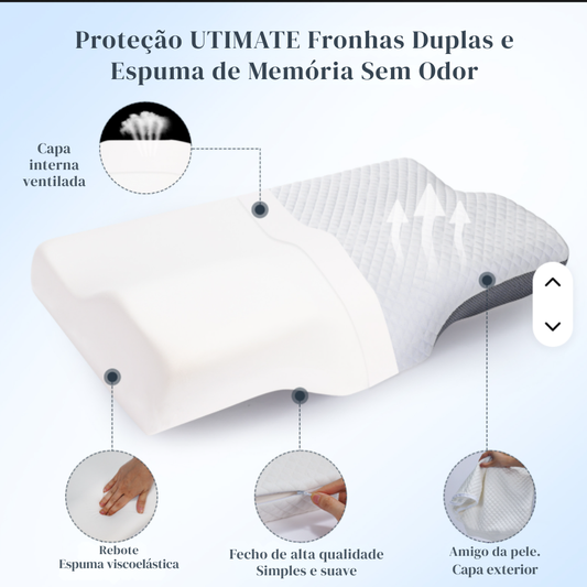 Almofada ergonómica de espuma viscoelástica
